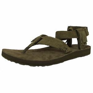 Teva Womens Original Sandal Leather Fringe Sa